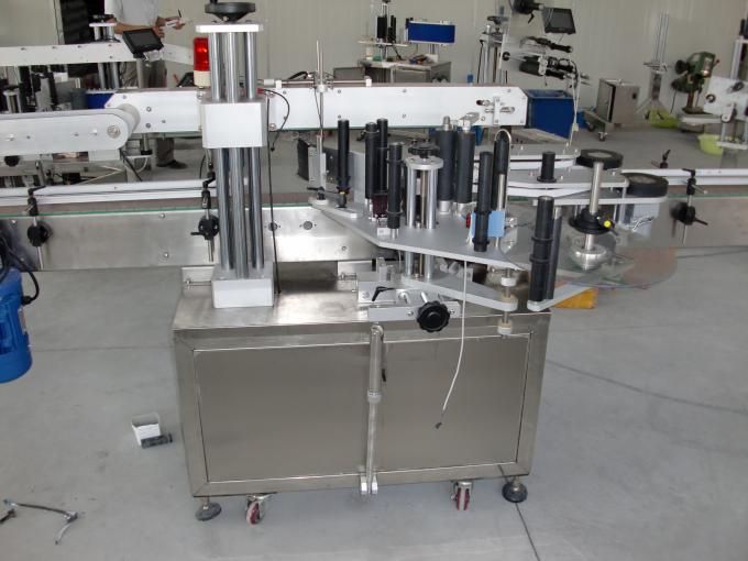 塑料玻璃瓶PLC控制自動雙面不干膠貼標機伺服電機