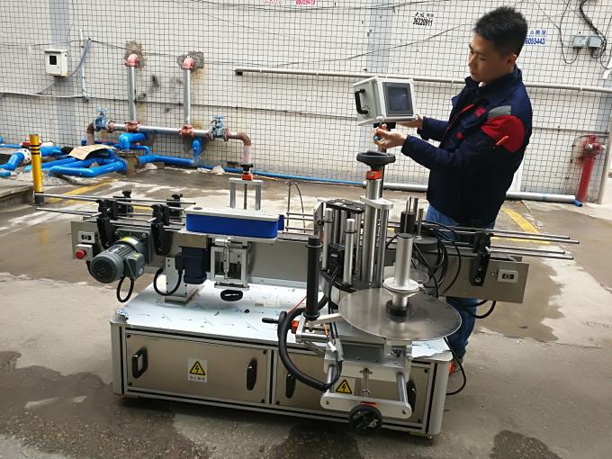 全自動圓瓶不干膠貼標機（皮帶式）