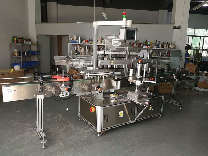 橢圓瓶貼標機瓶上兩個貼紙5000B / H-8000B / H每小時容量