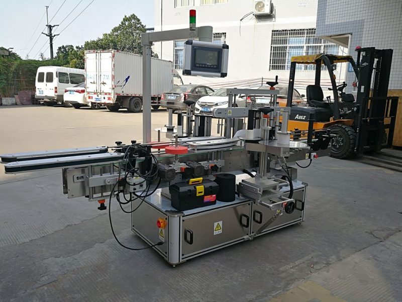 中國洗髮水瓶雙面不干膠貼標機全自動供應商